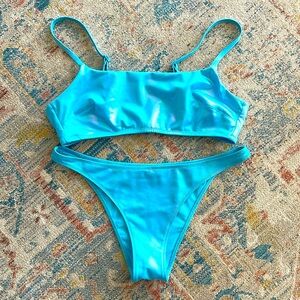 Aerie Metallic Swim S/M